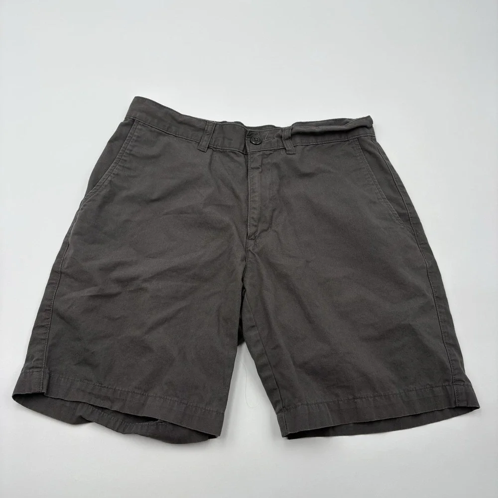 Patagonia Shorts Mens 30 Gray Organic Cotton Casual Walking Flat Front Pockets